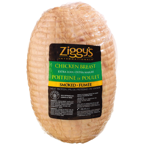 Ziggy's Extra Lean Cooked Chicken (Thin Sliced) $14.97/1kg $6.79/1lb