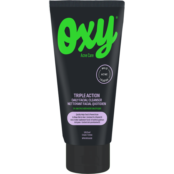 Oxy Triple Action Daily Acne Facial Cleanser 162 ml, $7.40/100ml