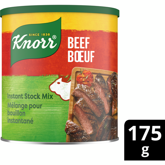 Knorr Instant Stock Mix for a great flavour Beef in a practical packaging  175 g, $2.45/100g