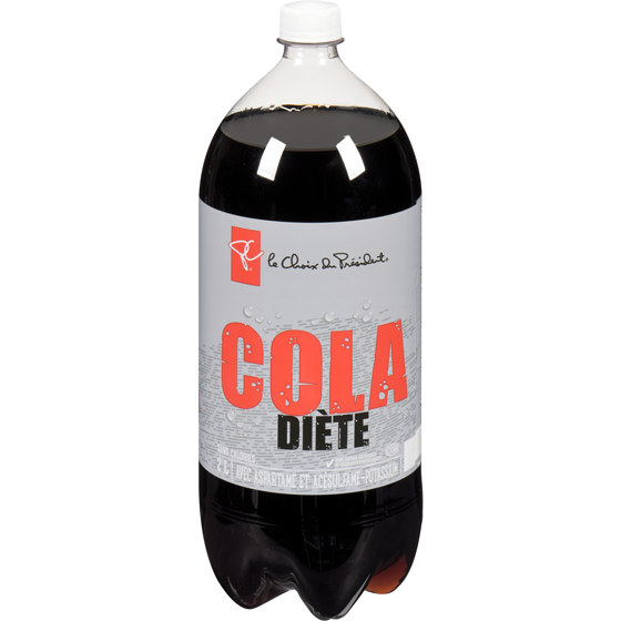 le Choix du Président Cola diète 2 l, 0,09 $/100ml