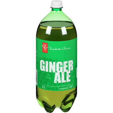 President's Choice Ginger Ale 2 l, $0.07/100ml