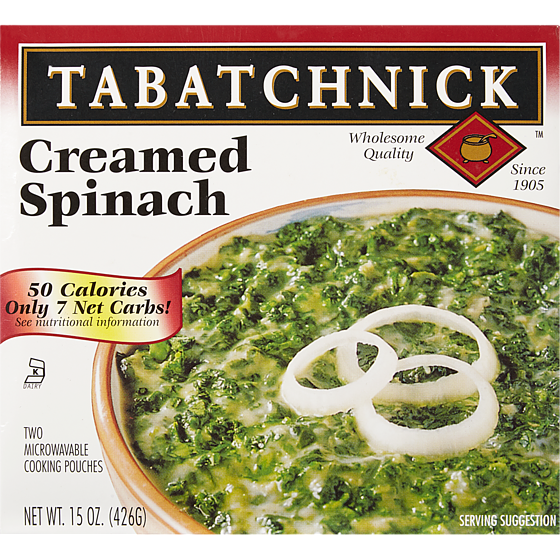 Tabatchnick Creamed Spinach Soup 425 g, $1.17/100g