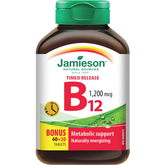 Jamieson Vitamin B12 1,200 Mcg Timed Release Tablets 80 ea, $0.19/1ea