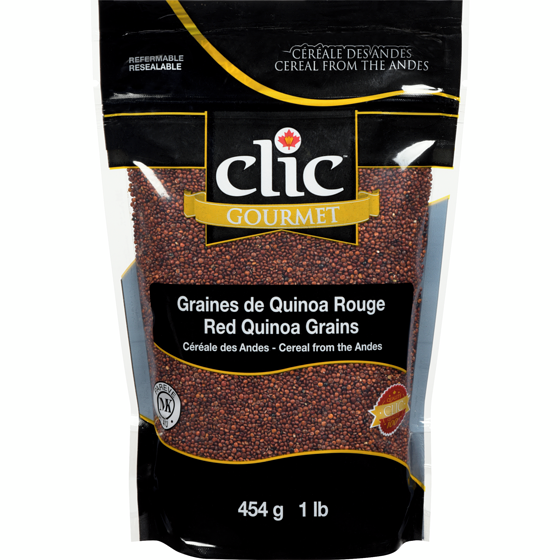Clic Red Quinoa Grains 500 g, $2.00/100g