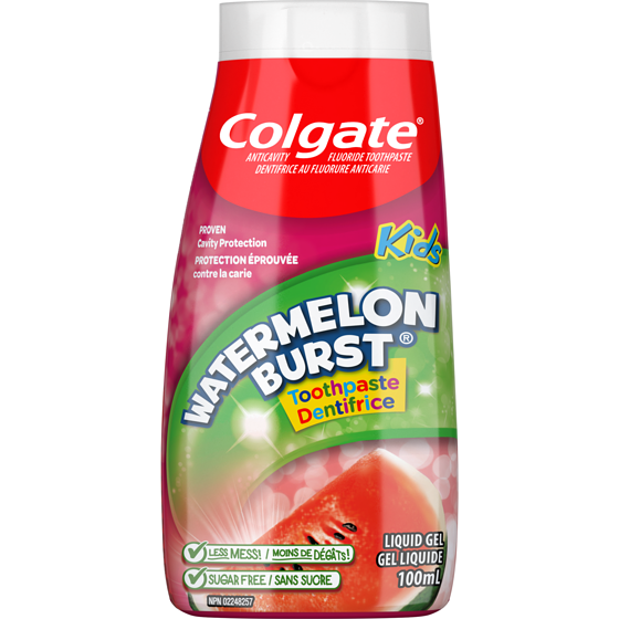 Colgate Liquid Gel 2-In-1 Kids Watermelon Burst Toothpaste And Mouthwash 100 ml, $5.49/100ml