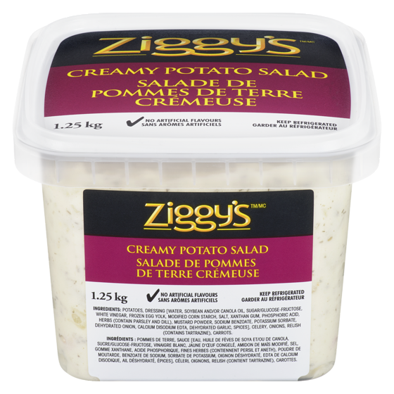 Ziggy’s Salade de Pommes de Terre Crémeuse 1.25 kg, 0,56 $/100g