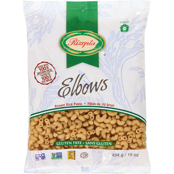 Rizopia Macaroni au riz brun 454 g, 0,88 $/100g