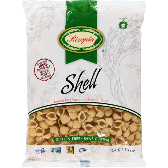 Rizopia Brown Rice Shells 454 g, $0.88/100g