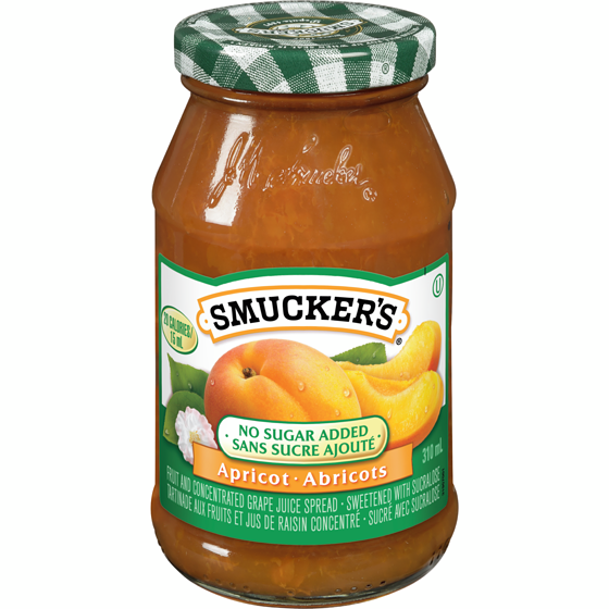 Smuckers No Sugar Added Apricot Spread 310 ml, $2.58/100ml