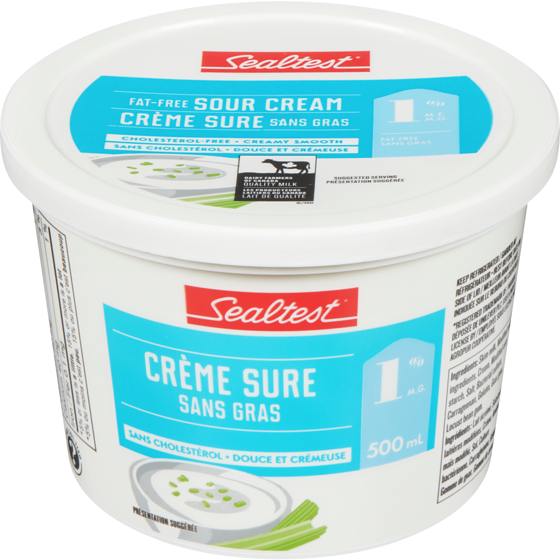 Sealtest Crème sure 1%  (500 mL) 500 ml, 1,00 $/100ml