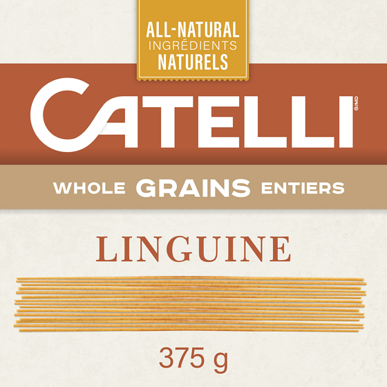 Catelli Whole Grains, Linguine Pasta 375 g, $0.88/100g
