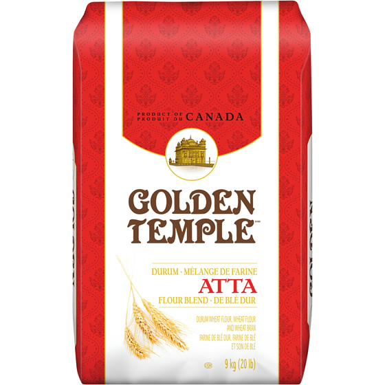 Golden Temple Durum Atta Flour 9 kg, $0.24/100g