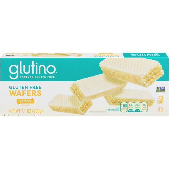 Glutino Gluten-Free Wafers, Lemon 200 g, $2.75/100g