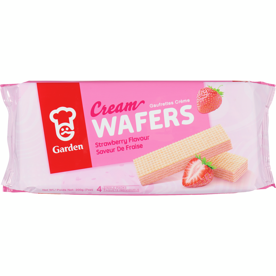 Garden Cream Wafers, Strawberry Flavour - 200 g | Zehrs
