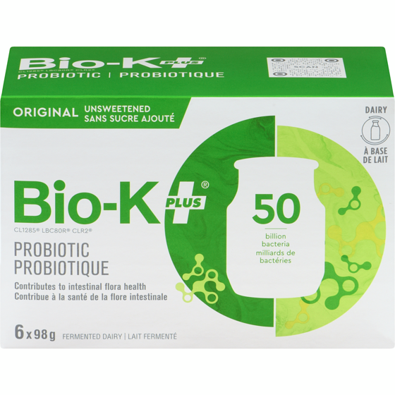 Bio K+ BIO-K+ Fermented Milk Probiotic, Original 6x98.0 g, $4.42/100g