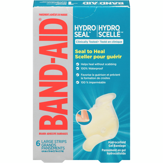 Band-Aid Advanced Healing Cuts & Scrapes, L 6 ea, $1.25/1ea