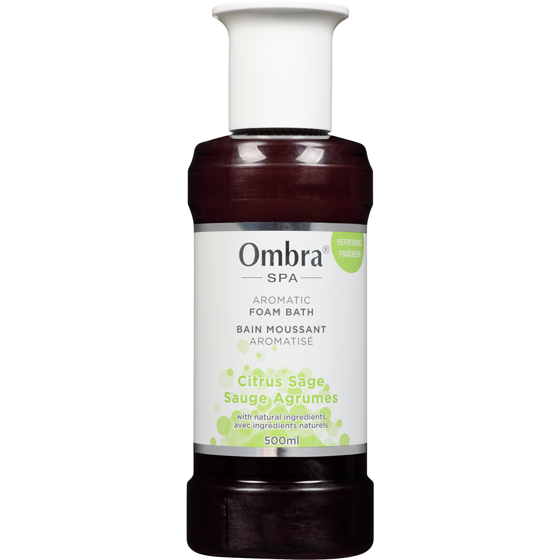 Ombra Bain Moussant Aromatisé Sauge Agrumes 500 ml, 2,30 $/100ml