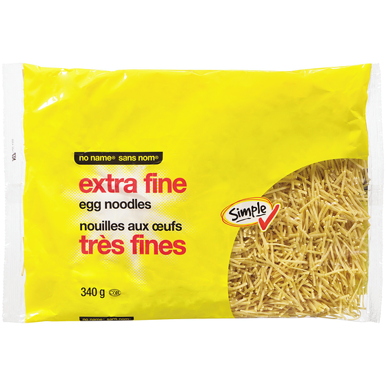 No Name Extra Fine Egg Noodles 340 g, $0.97/100g