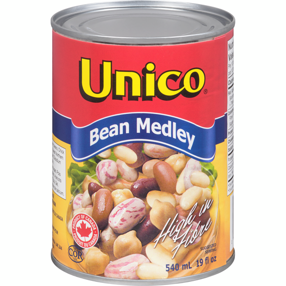 Unico Bean Medley 540 ml, $0.37/100ml