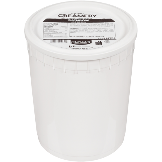 Chapmans Markdale Creamery Rainbow Ice Cream 11.4 l, $0.31/100ml