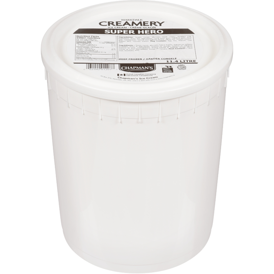 Chapmans Markdale Creamery Super Hero Ice Cream 11.4 l, $0.31/100ml