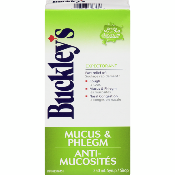 Buckley's Mucus & Phlegm Expectorant Syrup For Cough And Congestion Relief 250 ml, $7.80/100ml