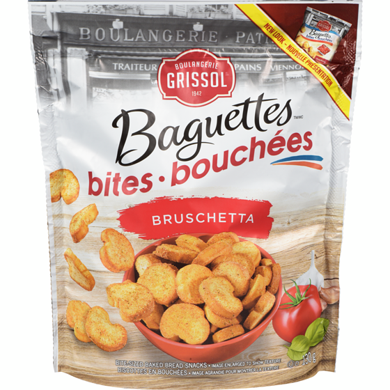 Grissol Baguettes Bites Bruschetta 130 g, $1.92/100g