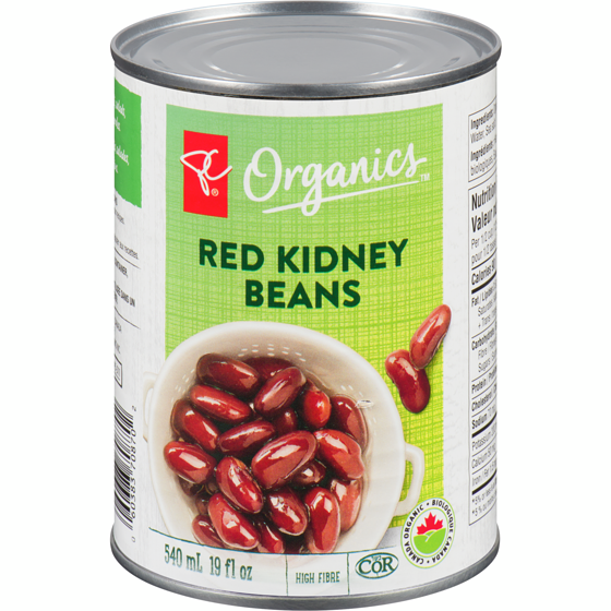 PC Organics Red Kidney Beans PC.ca
