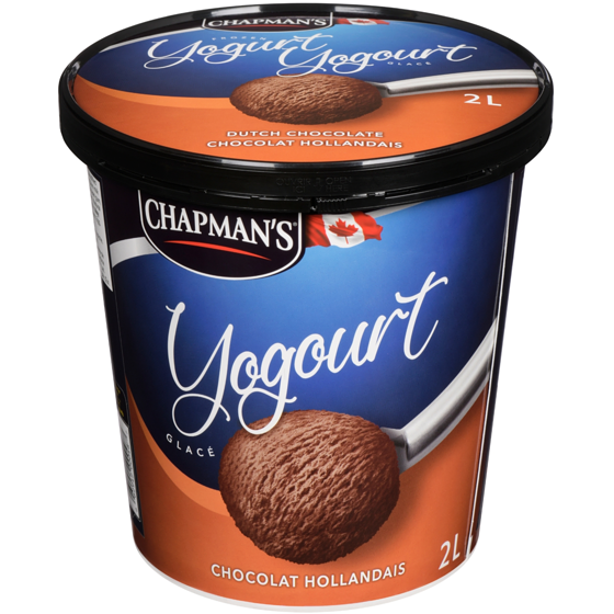 Chapman’s Yogurt glacé chocolat hollandais 2 l, 0,47 $/100ml