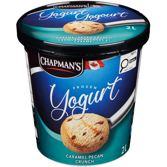 Chapmans Frozen Yogurt Caramel Pecan Crunch 2 l, $0.33/100ml