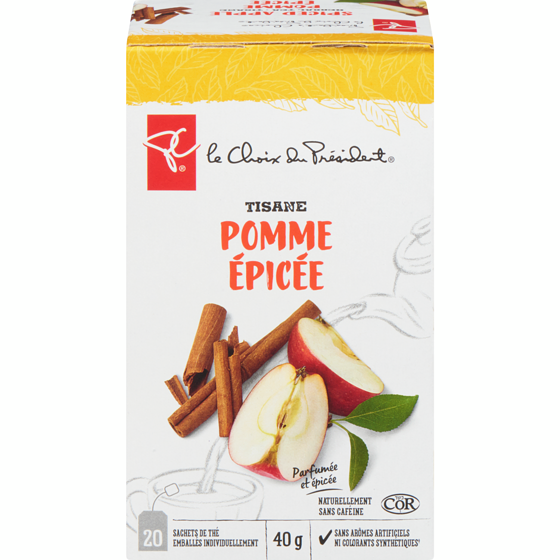 le Choix du Président Tisane pommes et épices 40 g