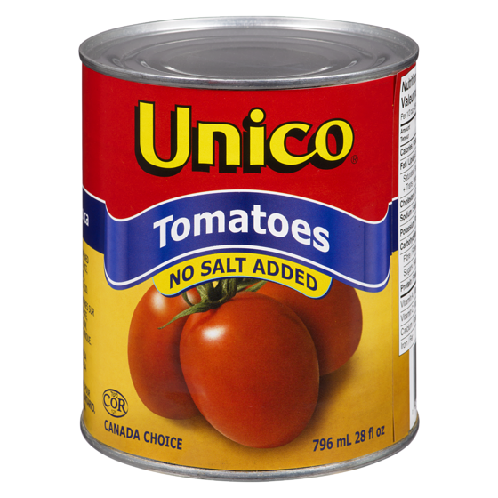 Unico Whole Tomatoes, No Salt Added 796 ml, $0.21/100ml