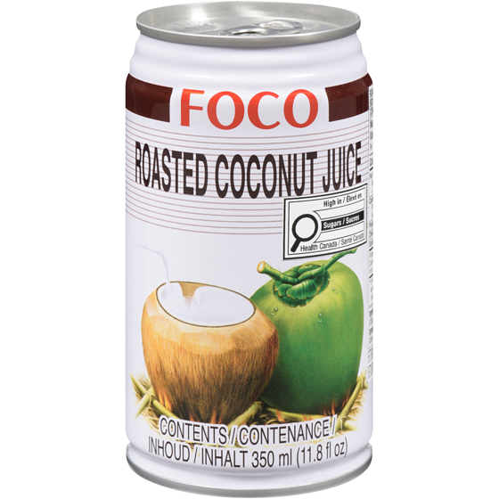 Foco Roasted Coconut Juice 350 ml, $1.00/100ml