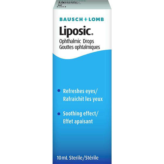 Bausch+Lomb Liposic Ophthalmic Drops 10 ml, $104.90/100ml