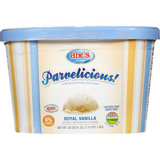 abes Kosher Dairy Free Frozen Dessert, Vanilla Royal 1.65 l, $0.91/100ml