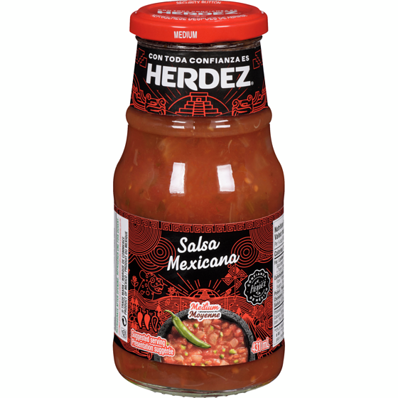 Herdez Mexicana Salsa, Medium 453 g, $0.99/100g