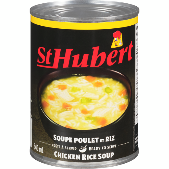 St Hubert Chicken & Rice Soup 540 ml, $0.70/100ml