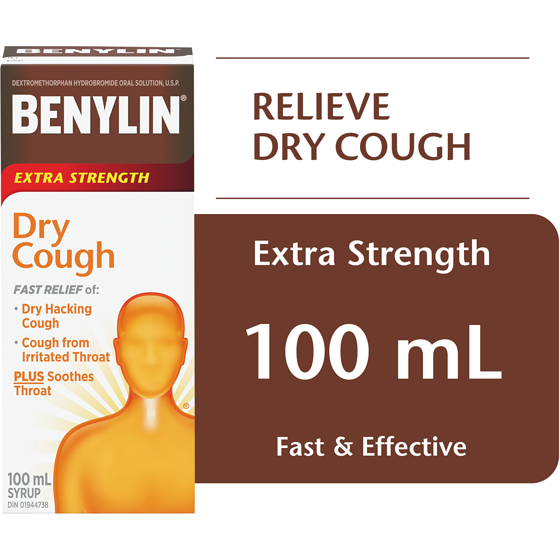 Benylin Dry Cough 100 ml, $11.49/100ml