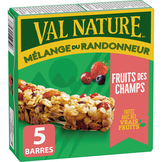 Nature Valley Barres granola tendres Mélange du randonneur aux Fruits des champs 175 g, 2,57 $/100g