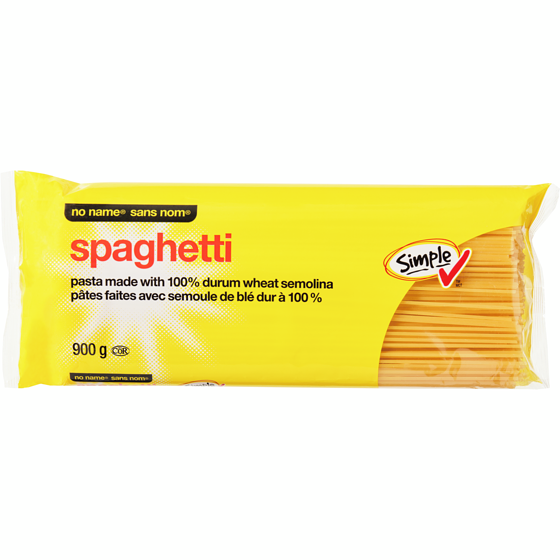 Sans Nom Spaghetti 900 g, 0,22 $/100g