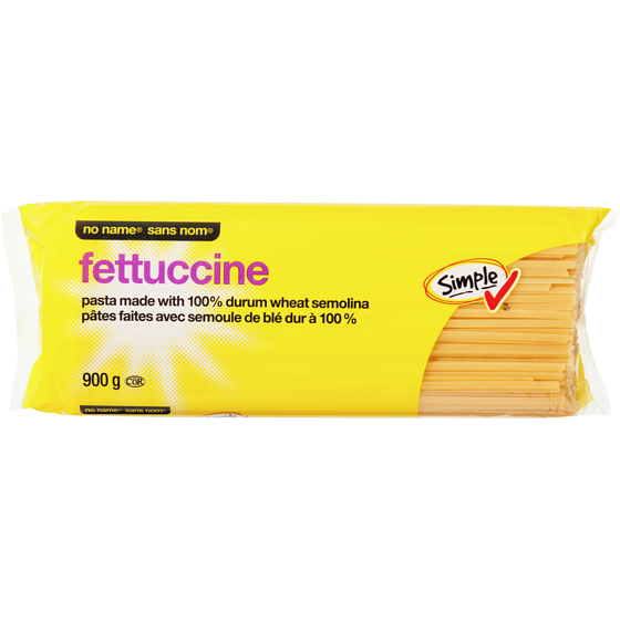 No Name Fettuccine 900 g, $0.25/100g
