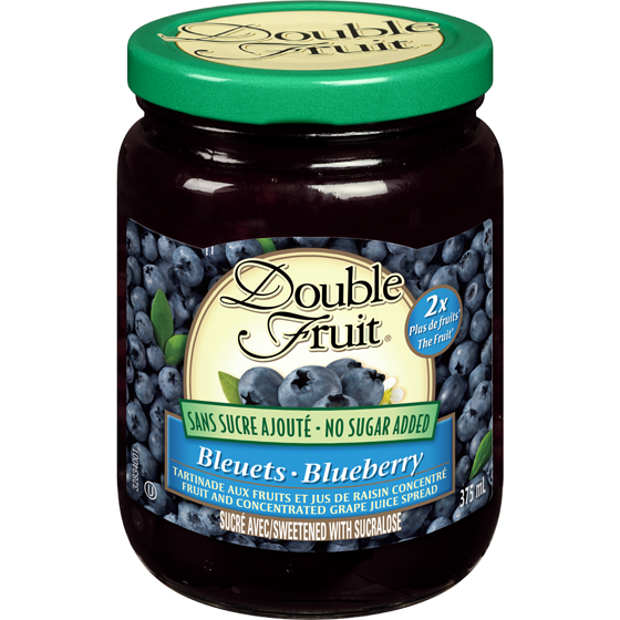 Smuckers Fruit No Sugar Added Blueberry Spread 375 ml, $1.73/100ml