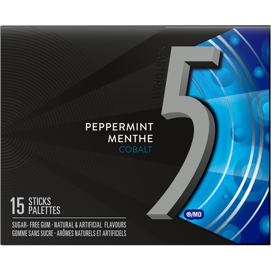 Wrigley’s Cobalt saveur de menthe, gomme sans sucre 1 ea, 2,99 $/1ch