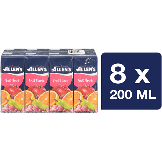 Allen's Fruit Punch Cocktail 8x200.0 ml, $0.28/100ml
