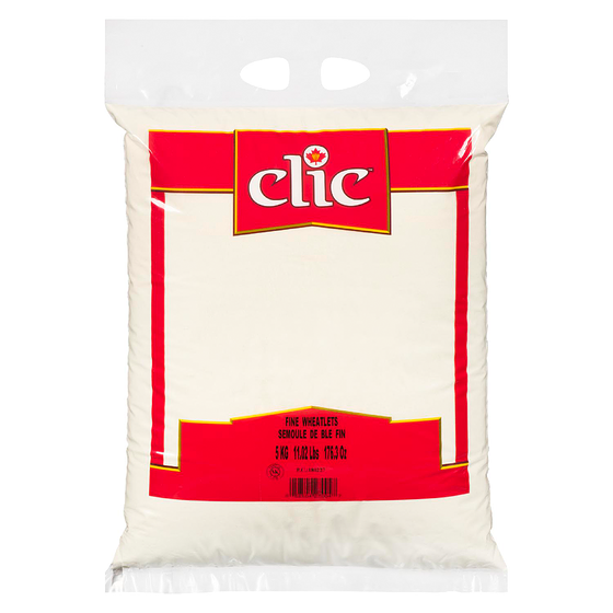 Clic Wheat Semolina, Fine 5 kg, $0.31/100g