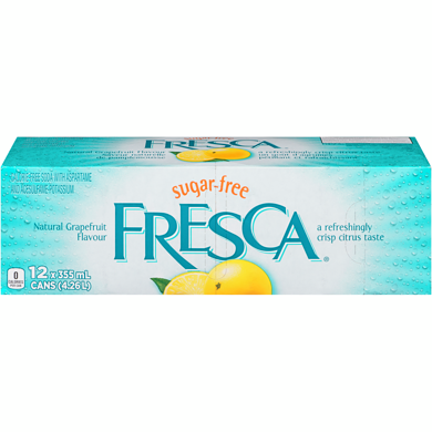 Fresca Grapefruit Soda Fridge Pack Cans 12x355.0 ml, $0.21/100ml