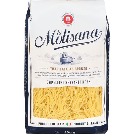 Molisana Capellini 450 g, $0.78/100g