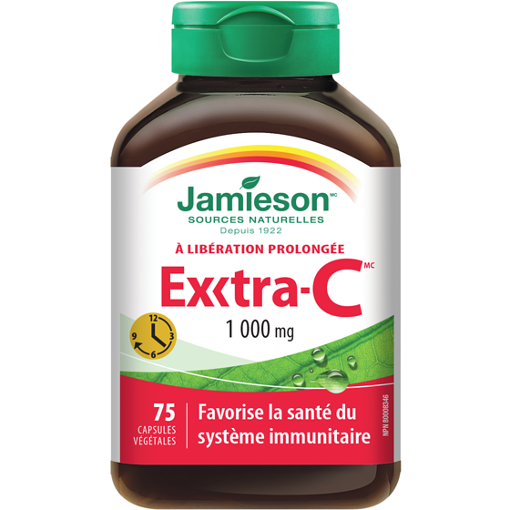 Jamieson Exxtra-C 1 000 mg à libération prolongée 75 ea, 0,29 $/1ch