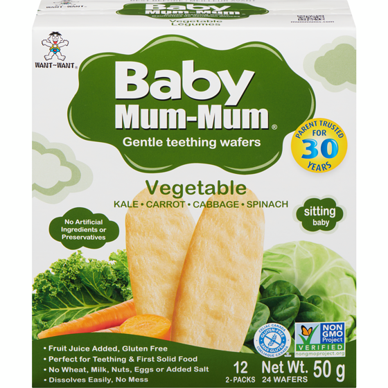 Hot Kid Baby Mum Mum, Veg 50 g, $5.98/100g