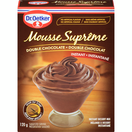 Dr Oetker Mousse Mix, Double Chocolate 120 g, $2.49/100g